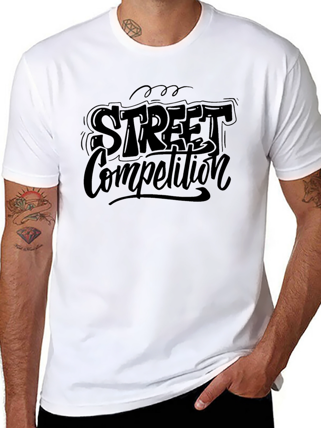 Street Competition Graphic T-Shirt