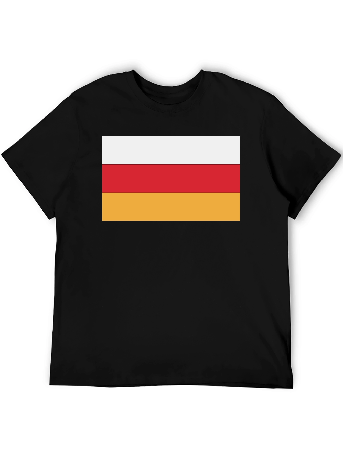 Ossetia Flag T-Shirt - Black Cotton Tee