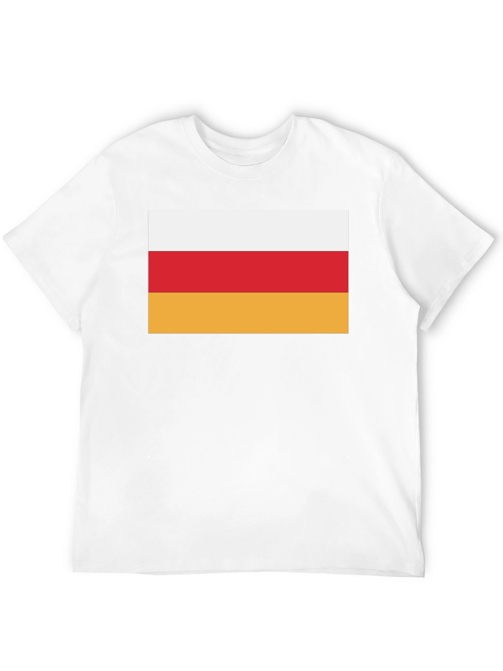 Ossetia Flag T-Shirt - Black Cotton Tee