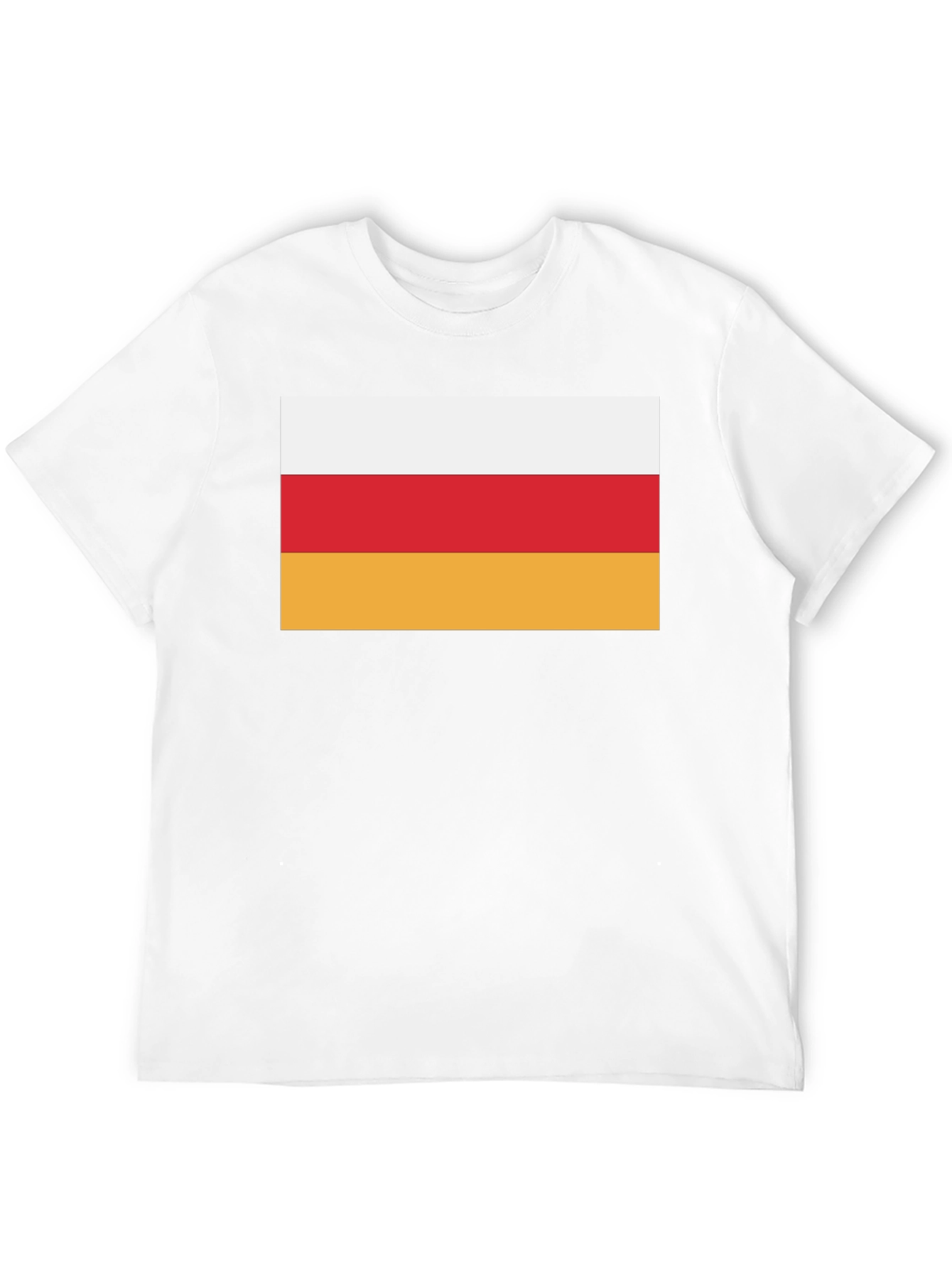 Ossetia Flag T-Shirt - Black Cotton Tee