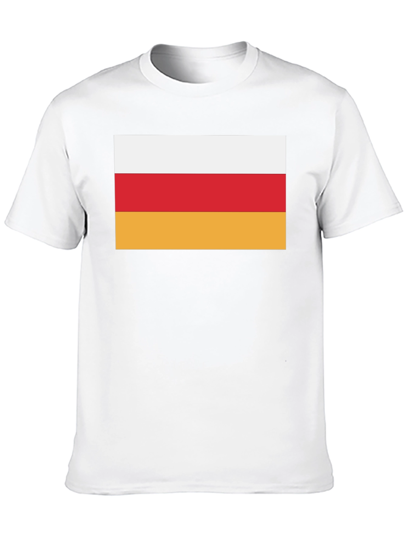 Ossetia Flag T-Shirt - Black Cotton Tee