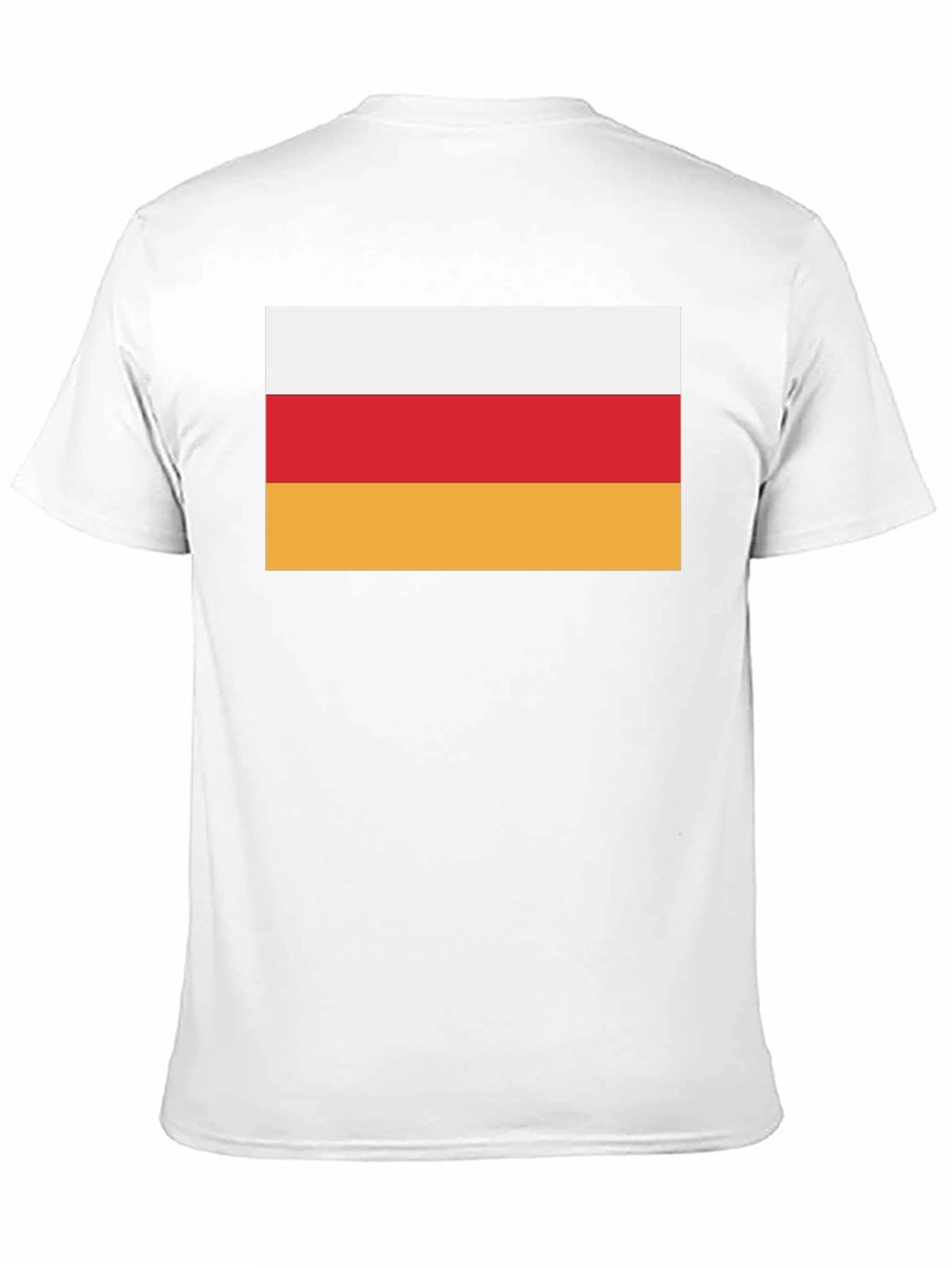 Ossetia Flag T-Shirt - Black Cotton Tee