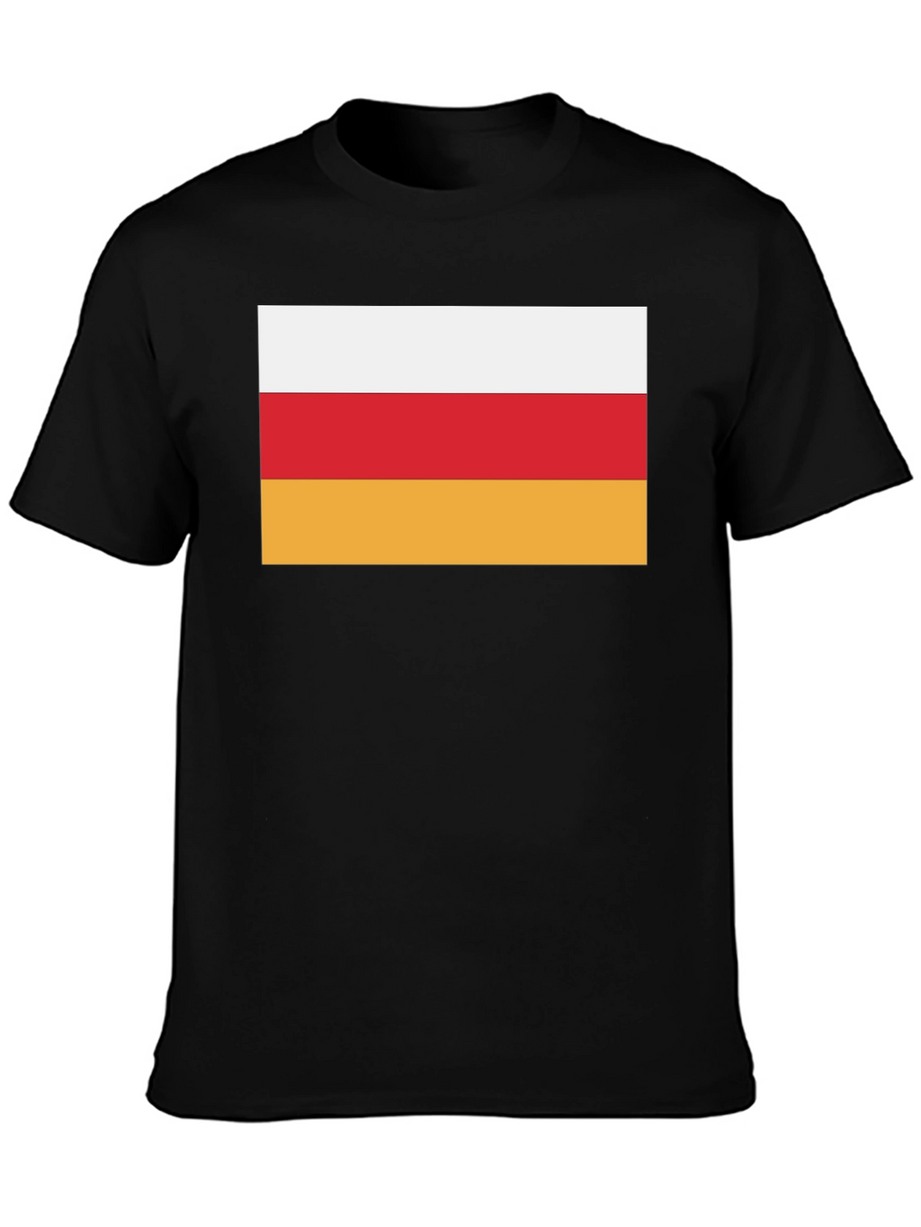 Ossetia Flag T-Shirt - Black Cotton Tee