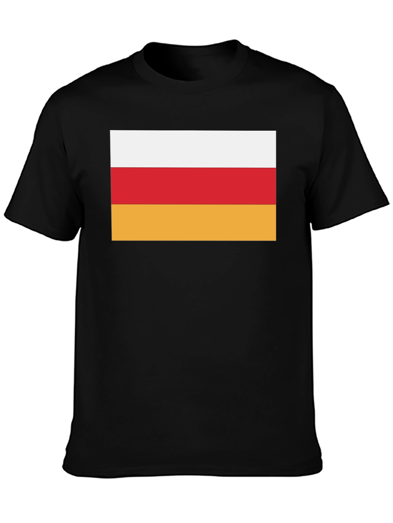Ossetia Flag T-Shirt - Black Cotton Tee