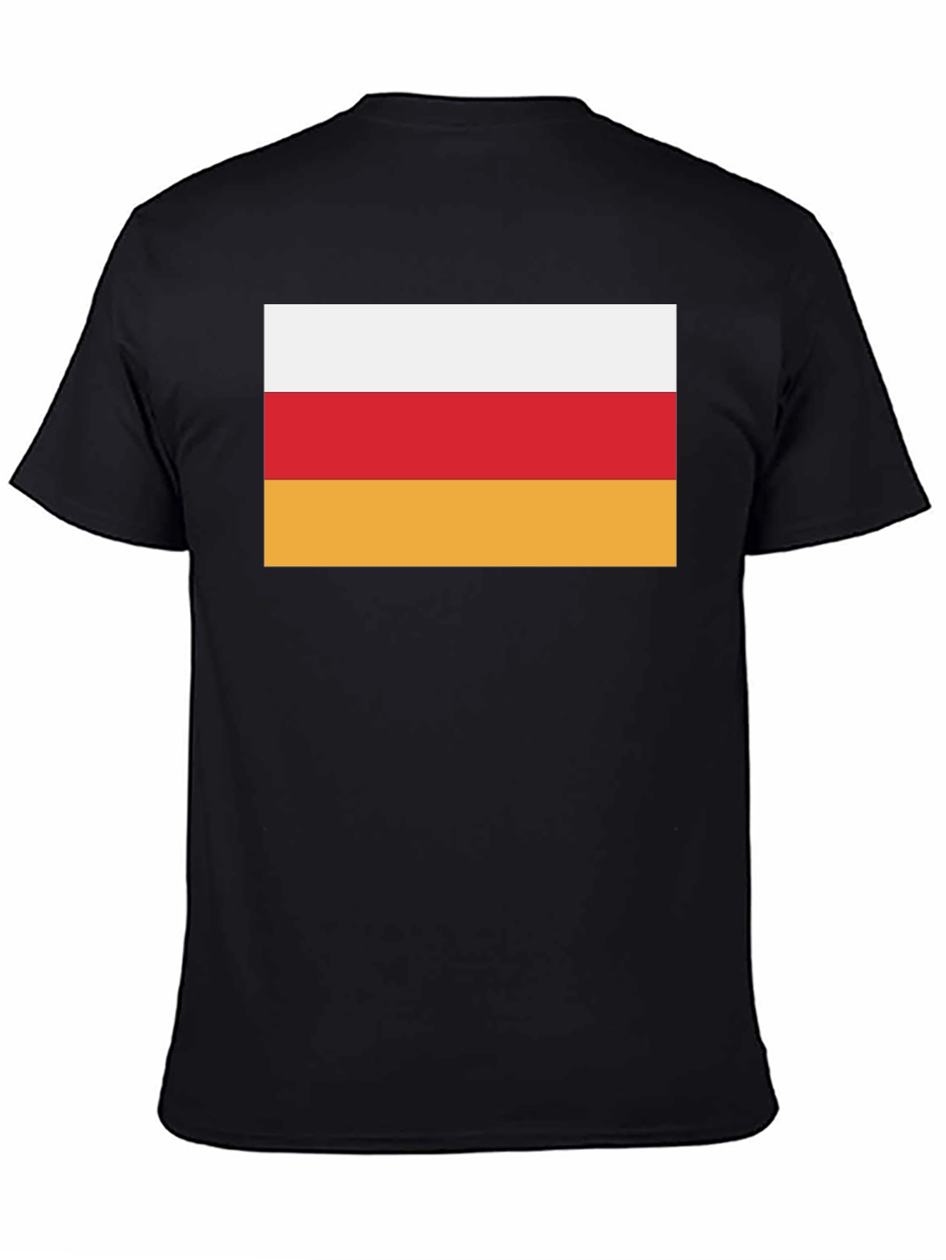 Ossetia Flag T-Shirt - Black Cotton Tee