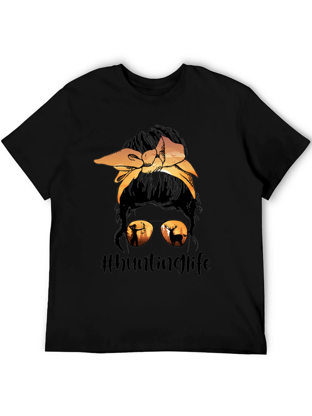 Hunting Life Messy Bun T-Shirt