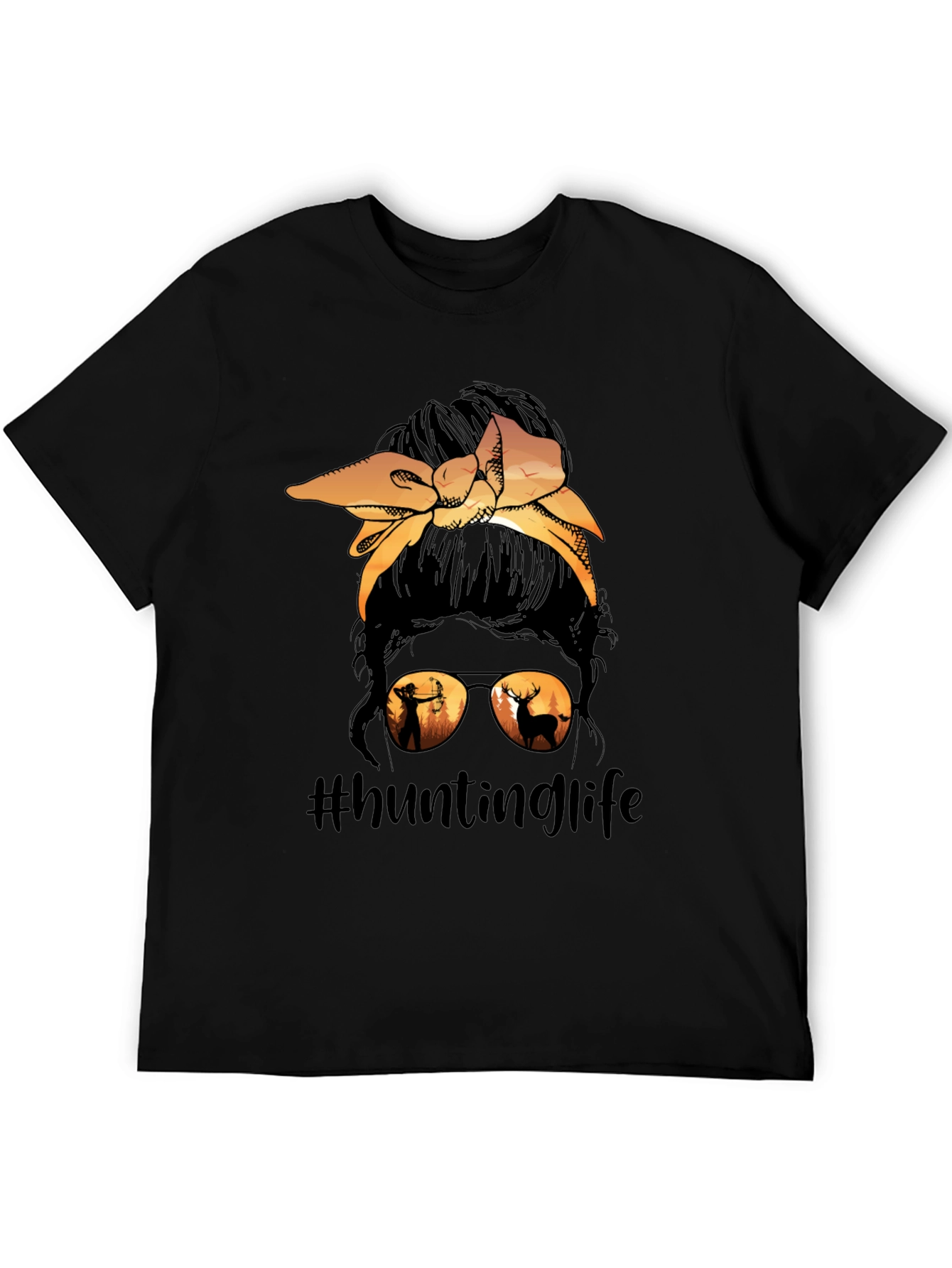 Hunting Life Messy Bun T-Shirt