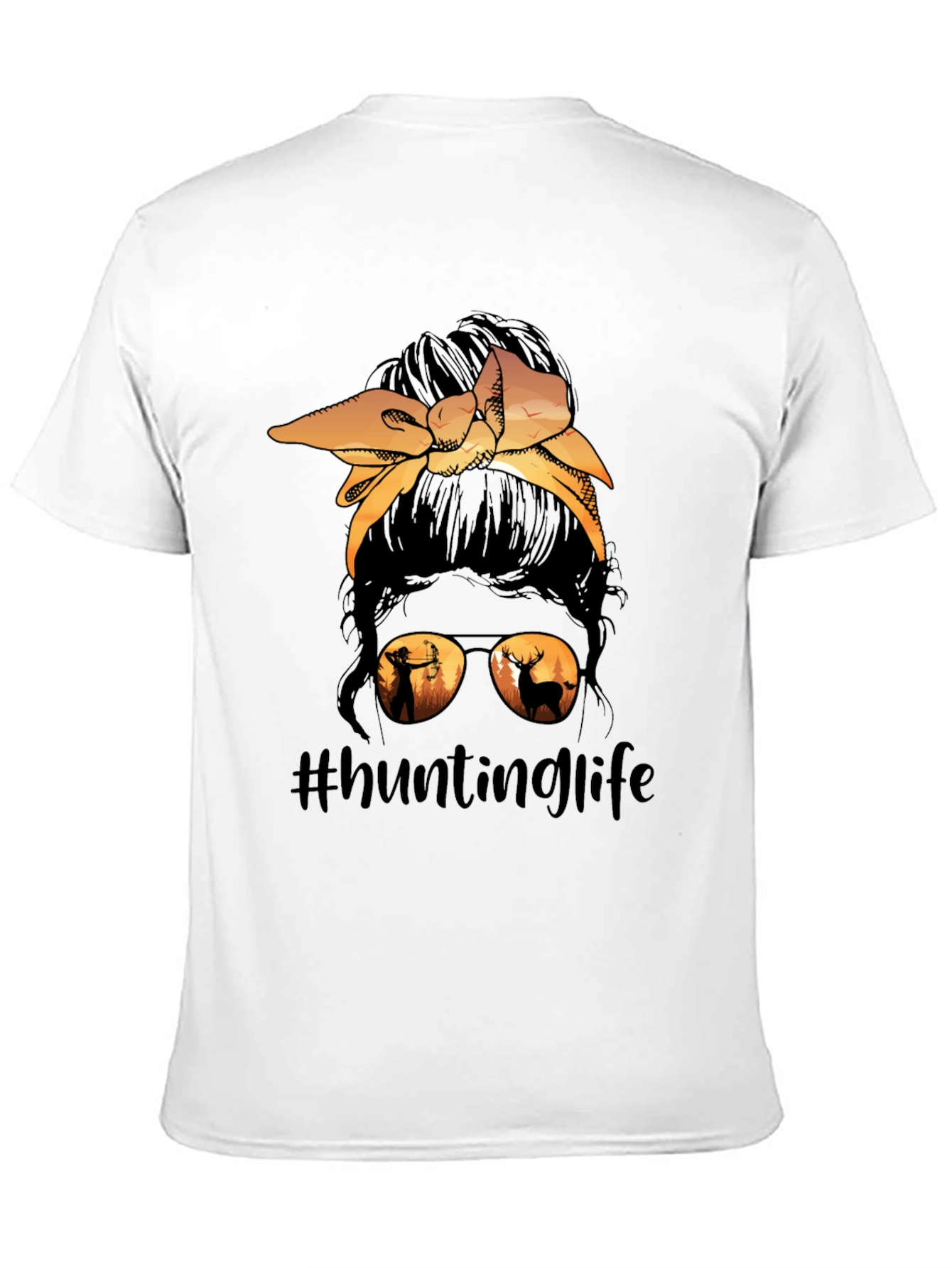 Hunting Life Messy Bun T-Shirt