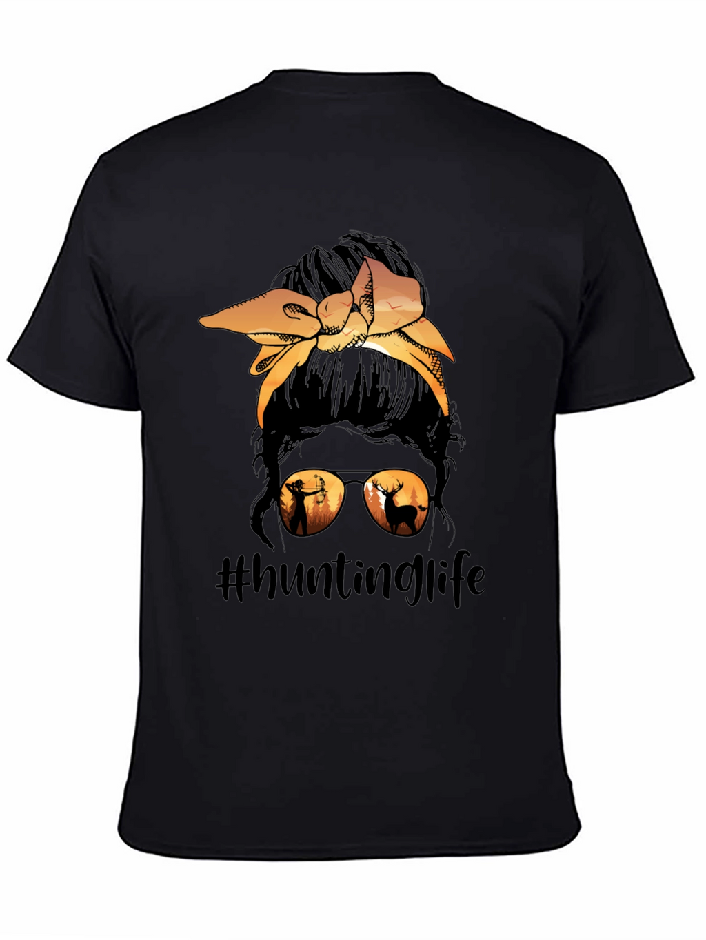 Hunting Life Messy Bun T-Shirt