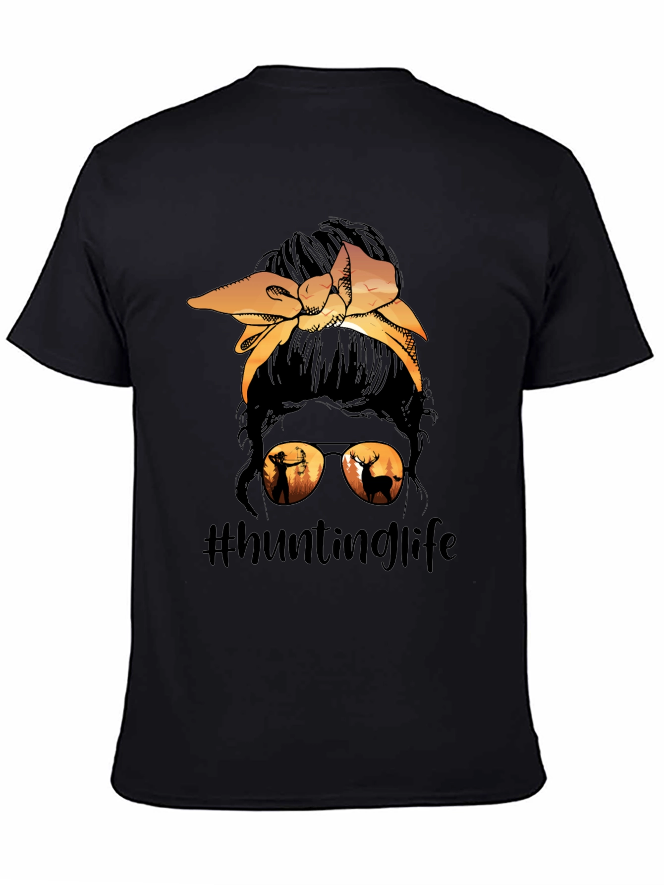 Hunting Life Messy Bun T-Shirt