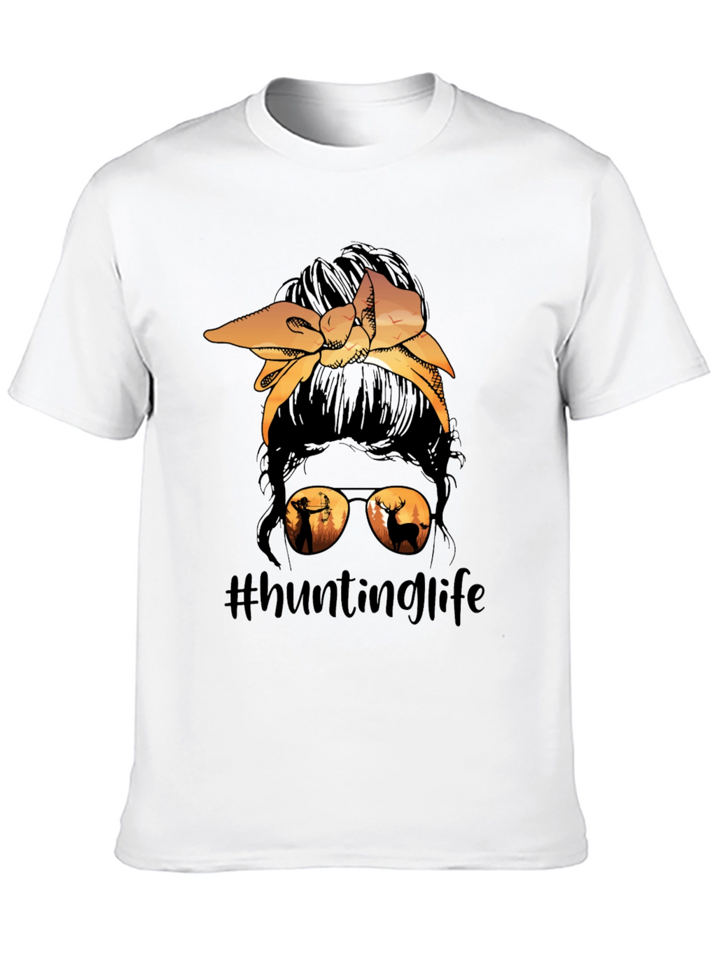 Hunting Life Messy Bun T-Shirt