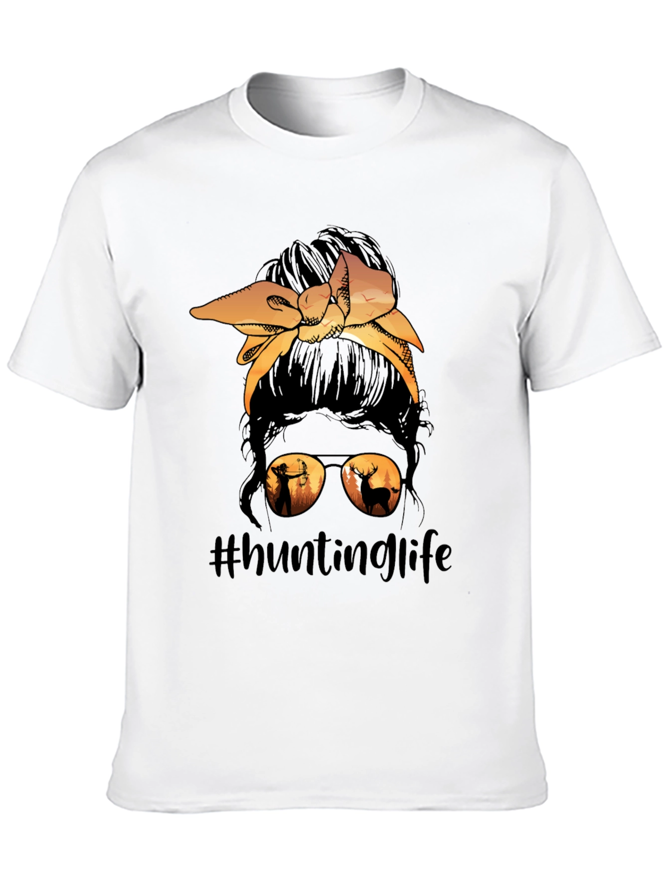 Hunting Life Messy Bun T-Shirt