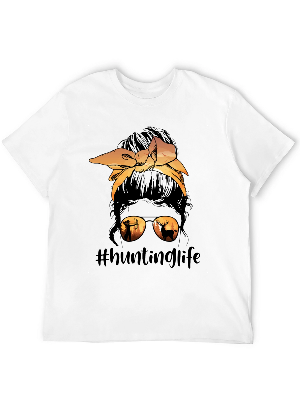Hunting Life Messy Bun T-Shirt
