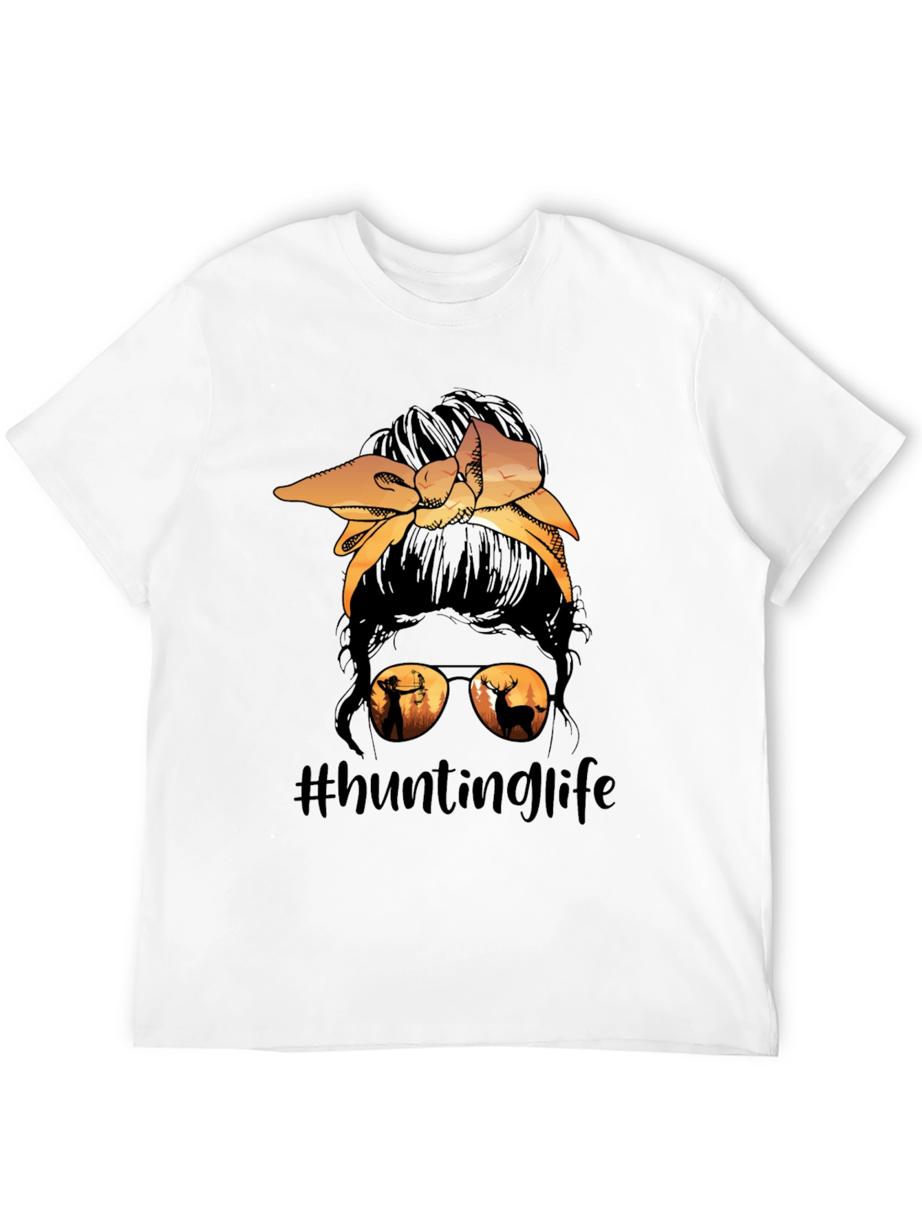 Hunting Life Messy Bun T-Shirt