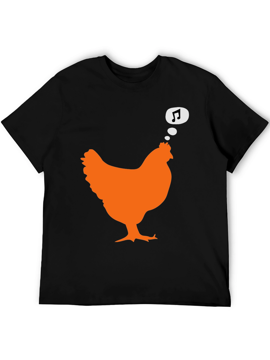 Singing Chicken Graphic Tee - Black