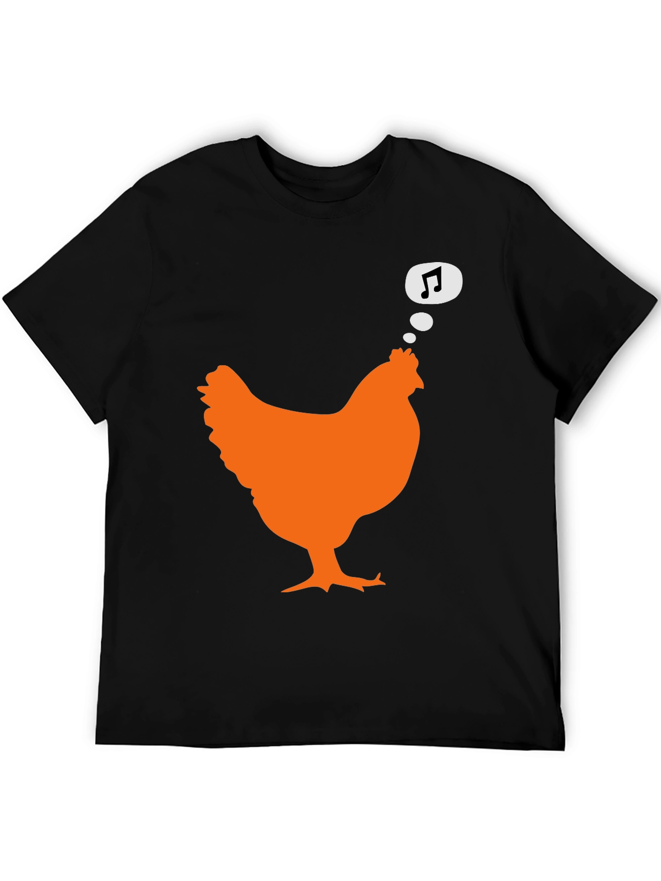 Singing Chicken Graphic Tee - Black