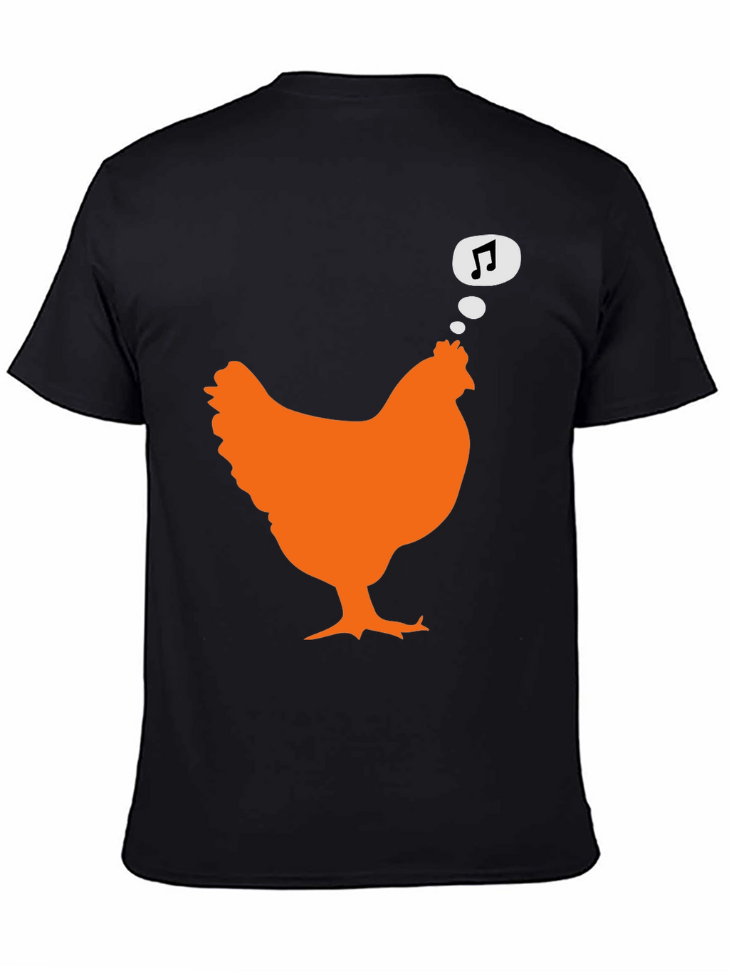 Singing Chicken Graphic Tee - Black
