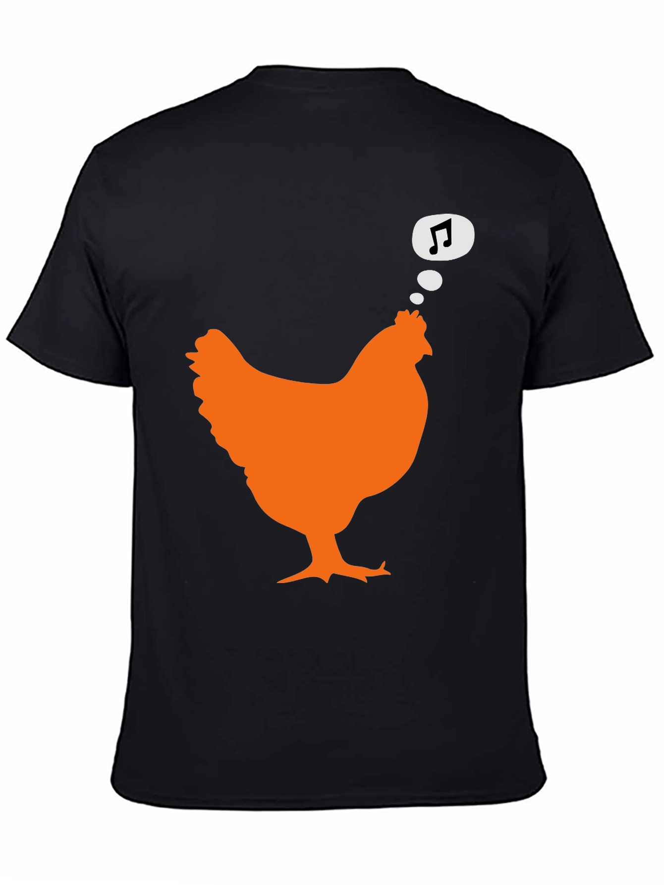 Singing Chicken Graphic Tee - Black