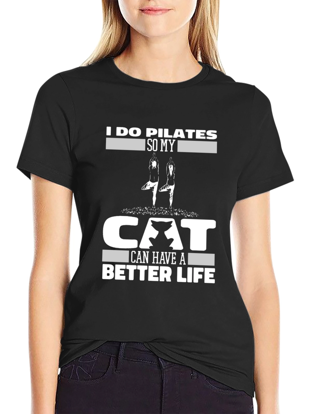 Pilates Cat Lover T-Shirt