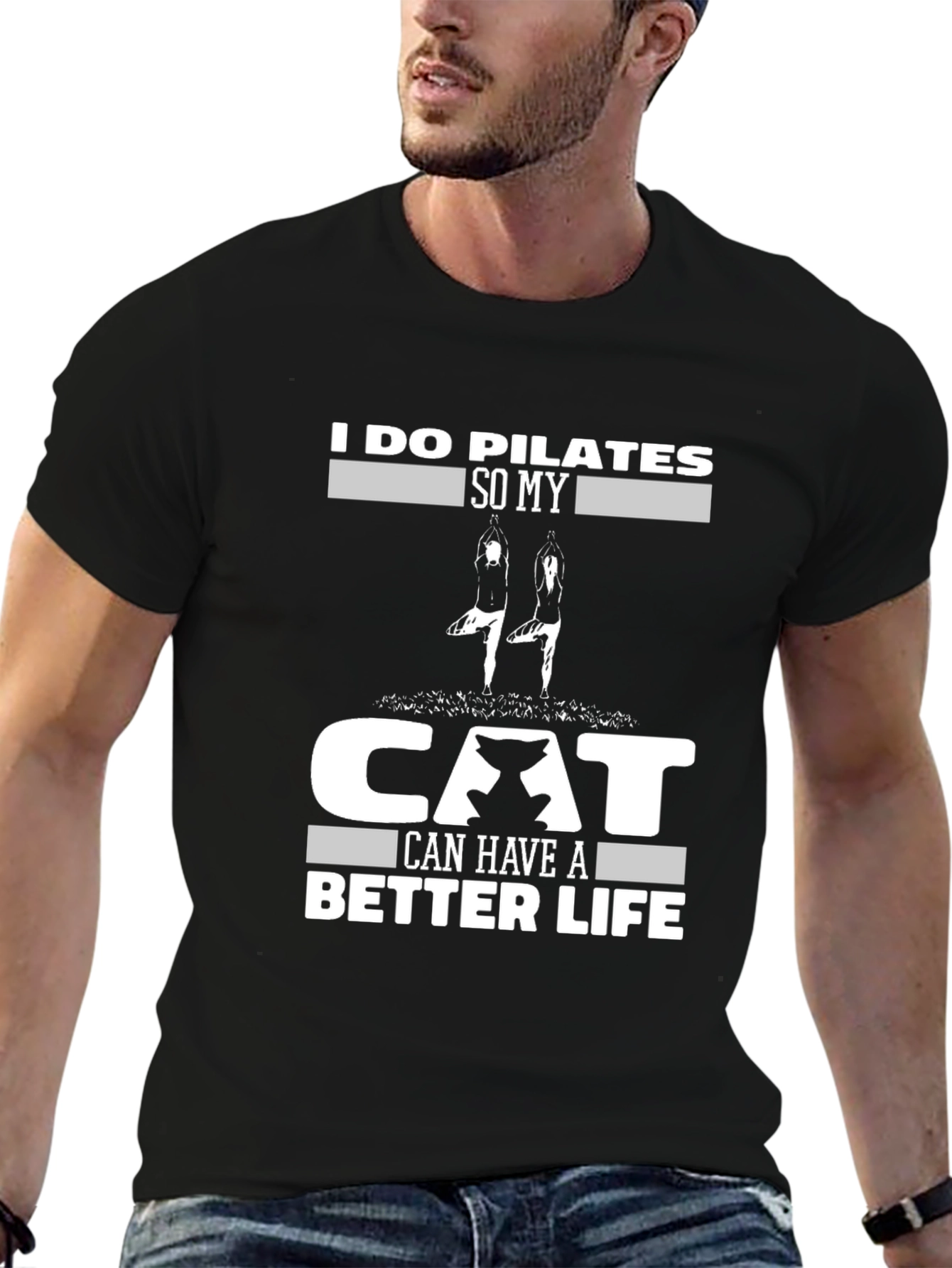 Pilates Cat Lover T-Shirt