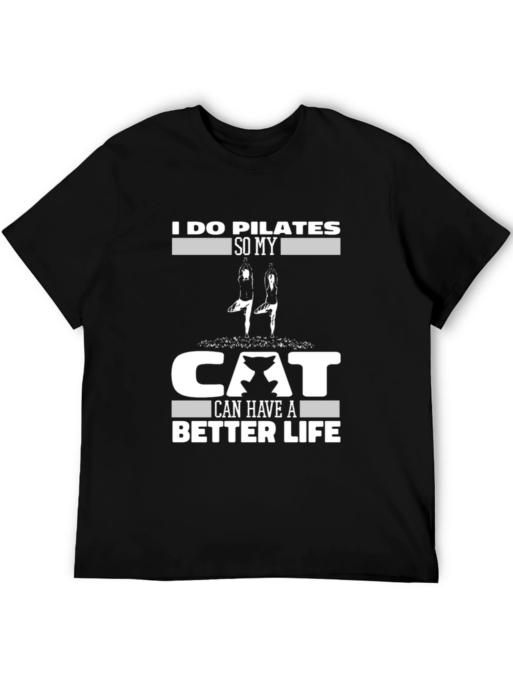 Pilates Cat Lover T-Shirt