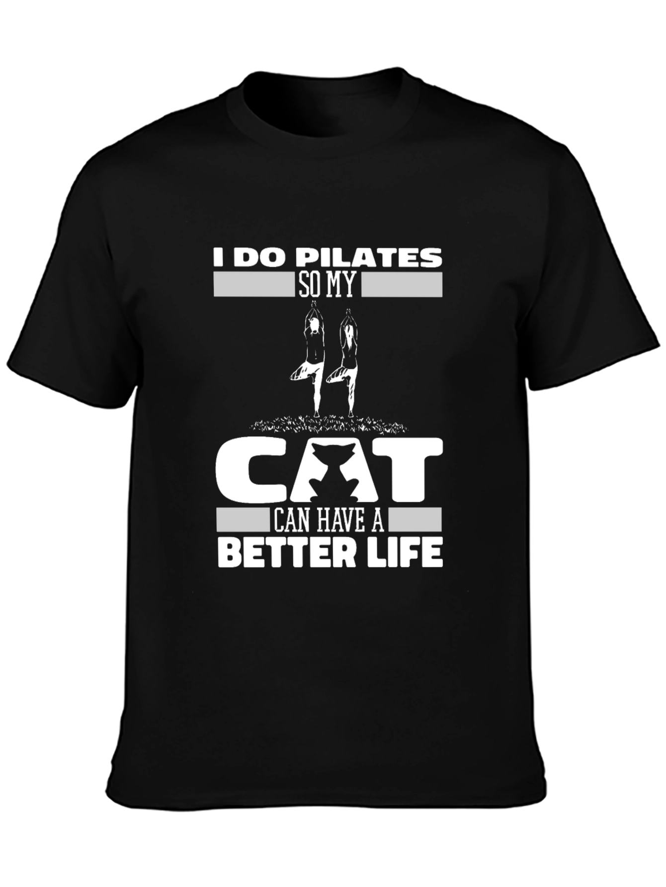 Pilates Cat Lover T-Shirt
