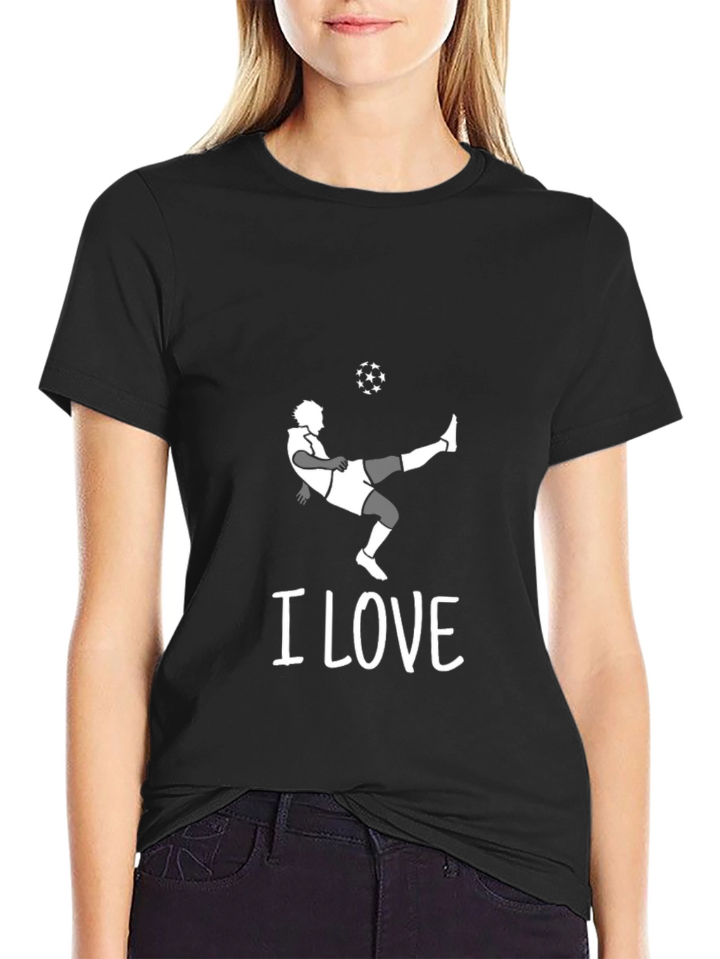 I Love Soccer T-Shirt - Stylish Graphic Tee