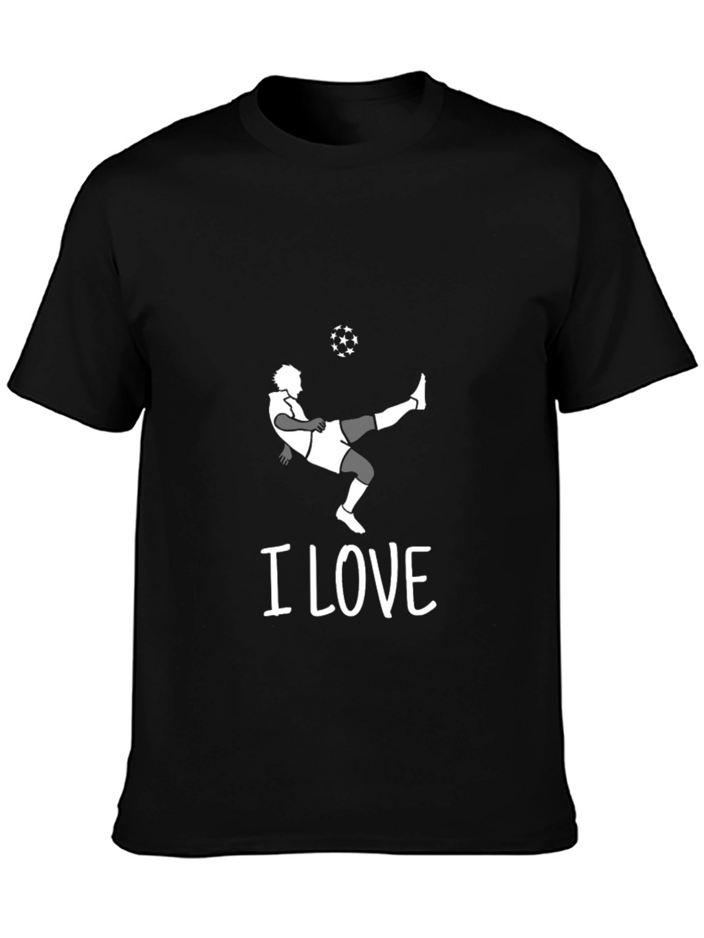I Love Soccer T-Shirt - Stylish Graphic Tee