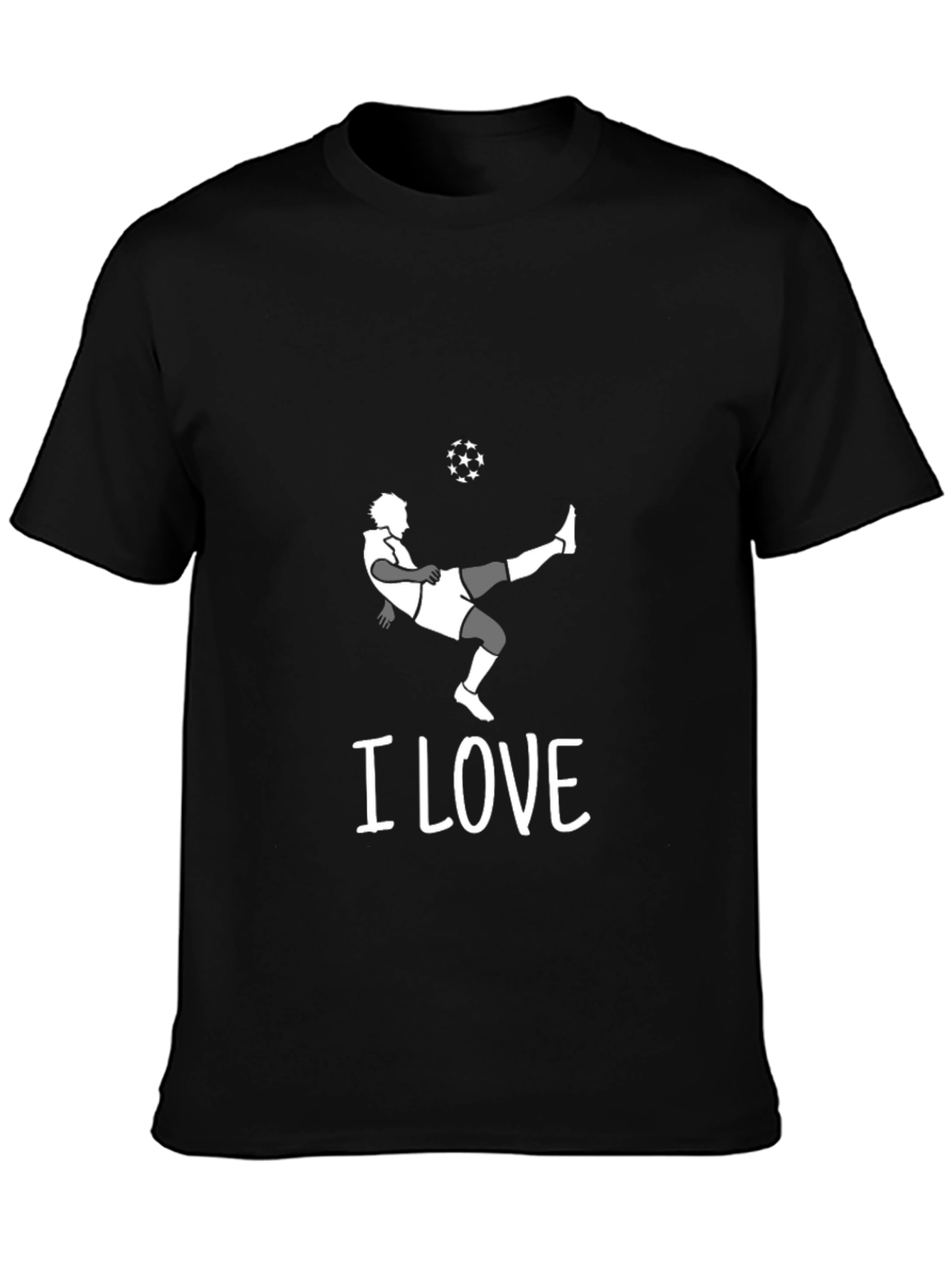 I Love Soccer T-Shirt - Stylish Graphic Tee
