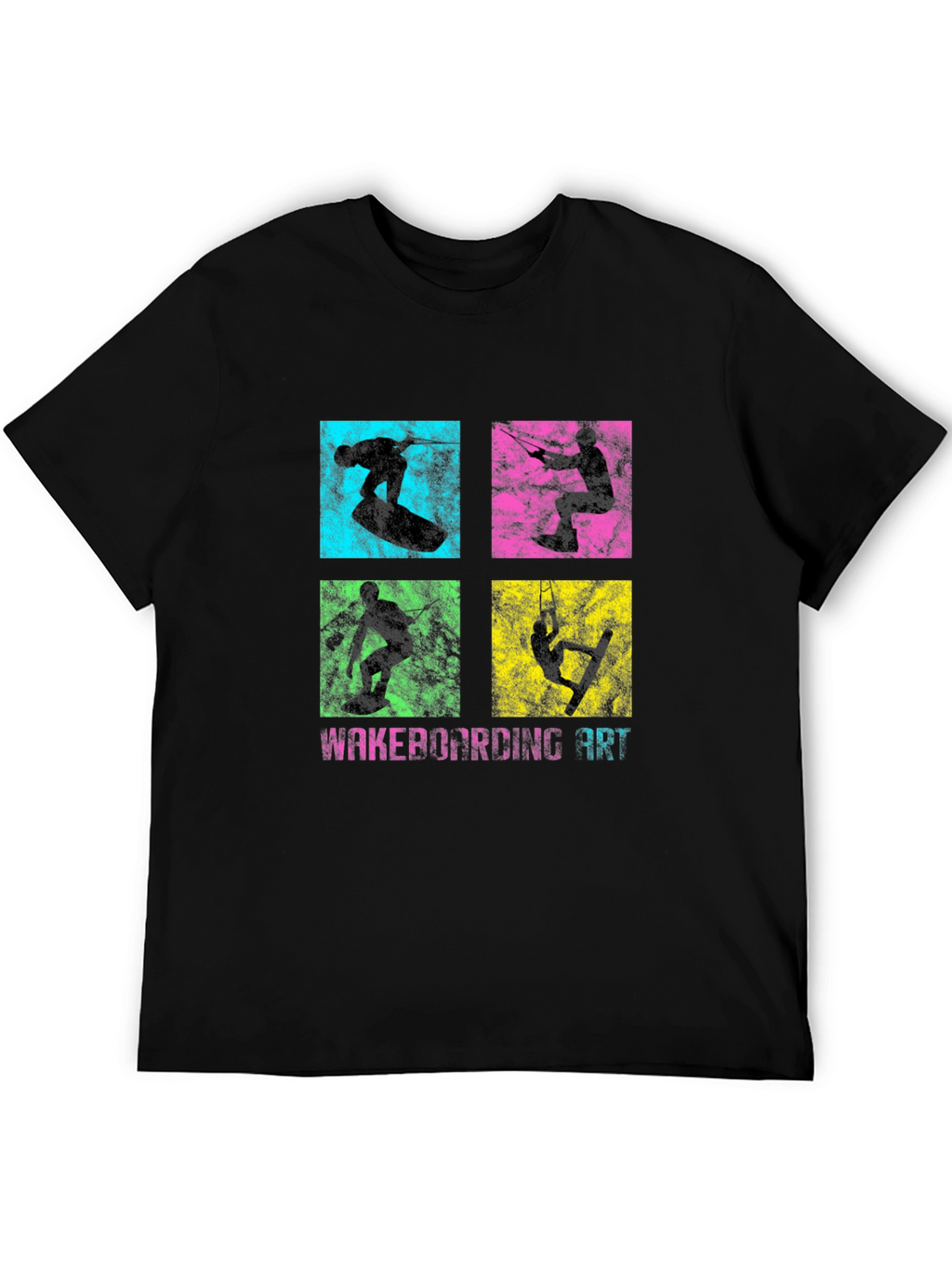 Wakeboarding Art Graphic T-Shirt