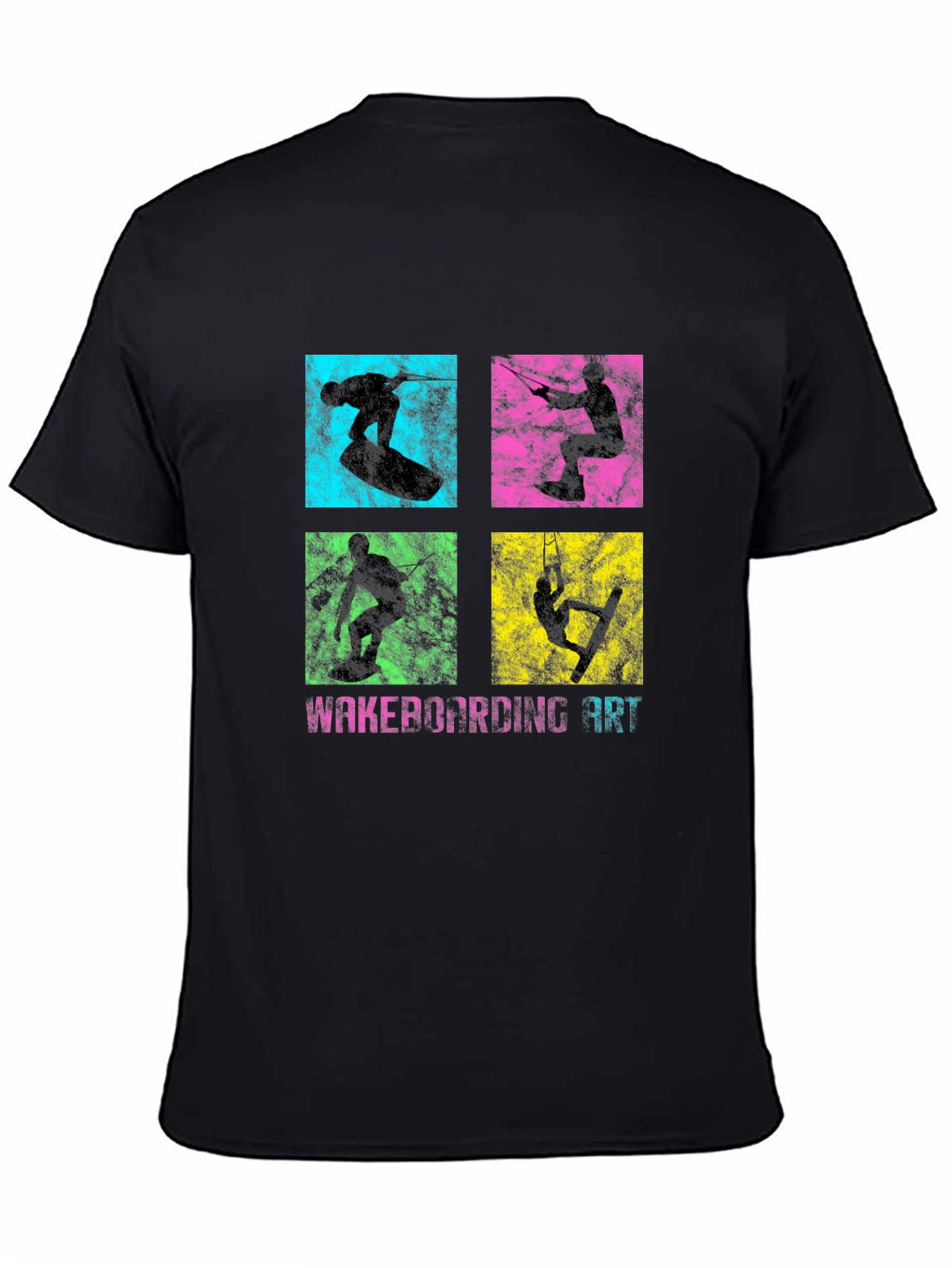 Wakeboarding Art Graphic T-Shirt