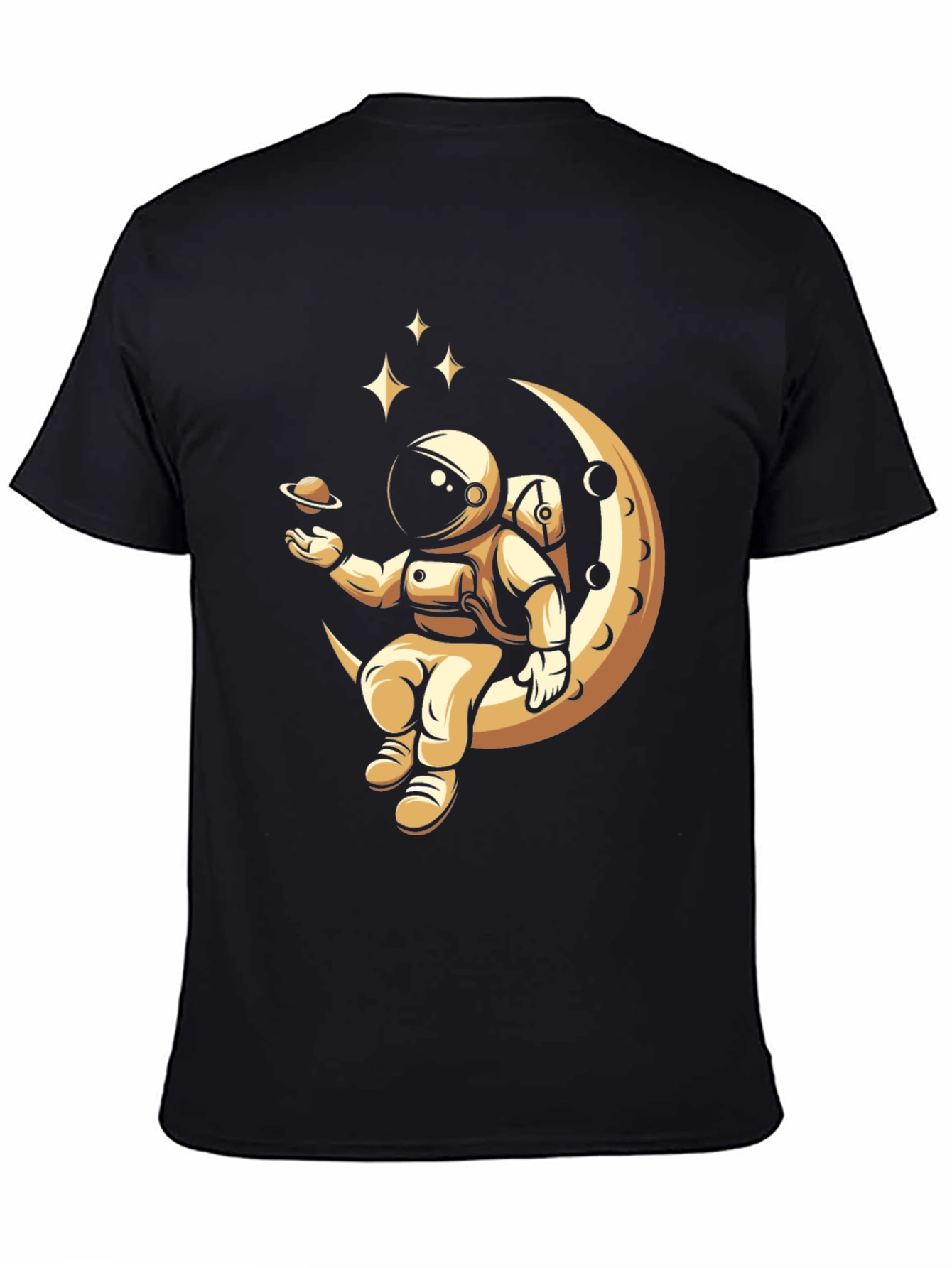 Astronaut Moon T-Shirt - Space Design
