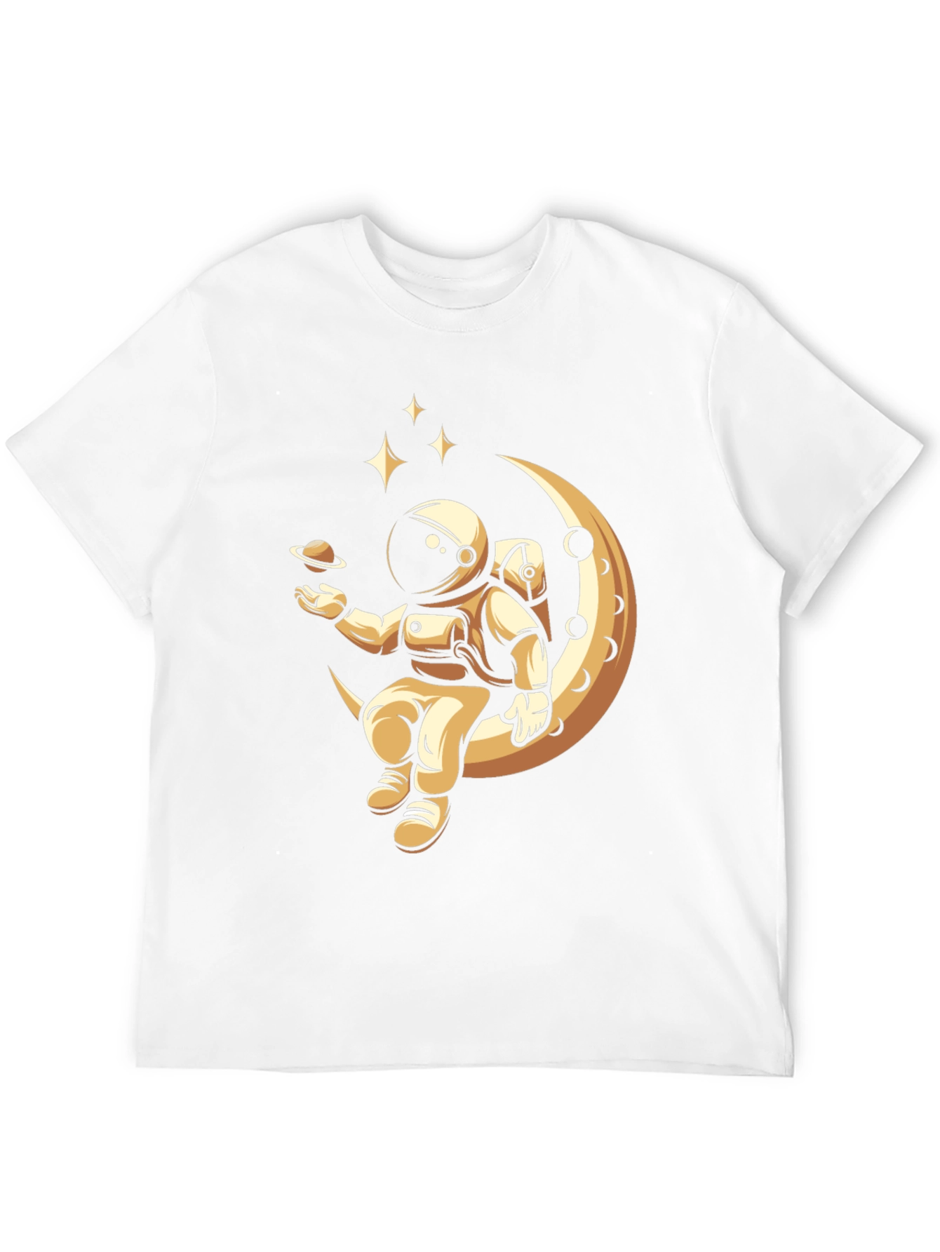 Astronaut Moon T-Shirt - Space Design