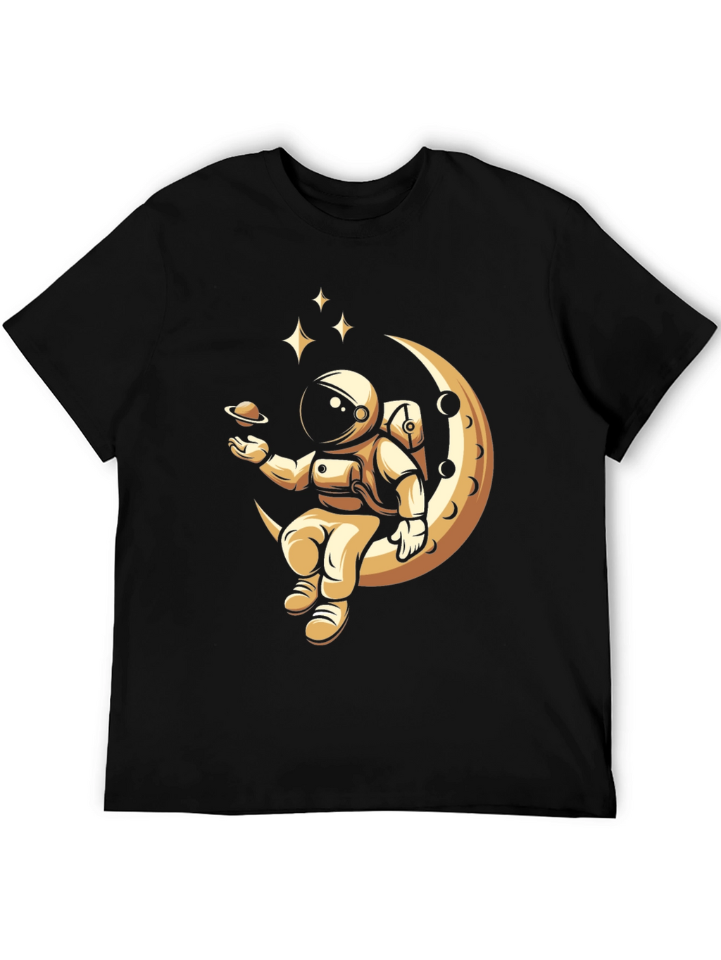 Astronaut Moon T-Shirt - Space Design