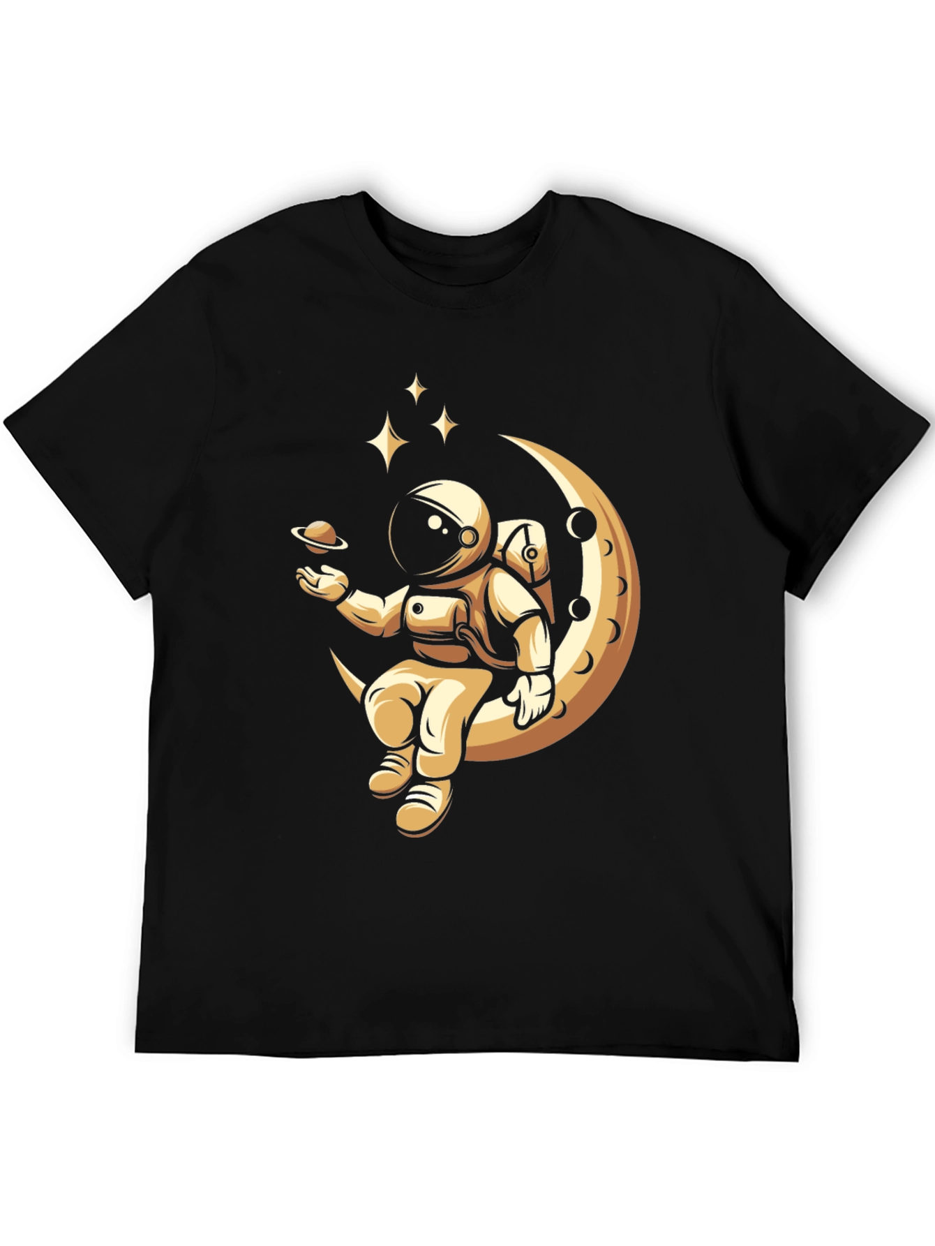 Astronaut Moon T-Shirt - Space Design