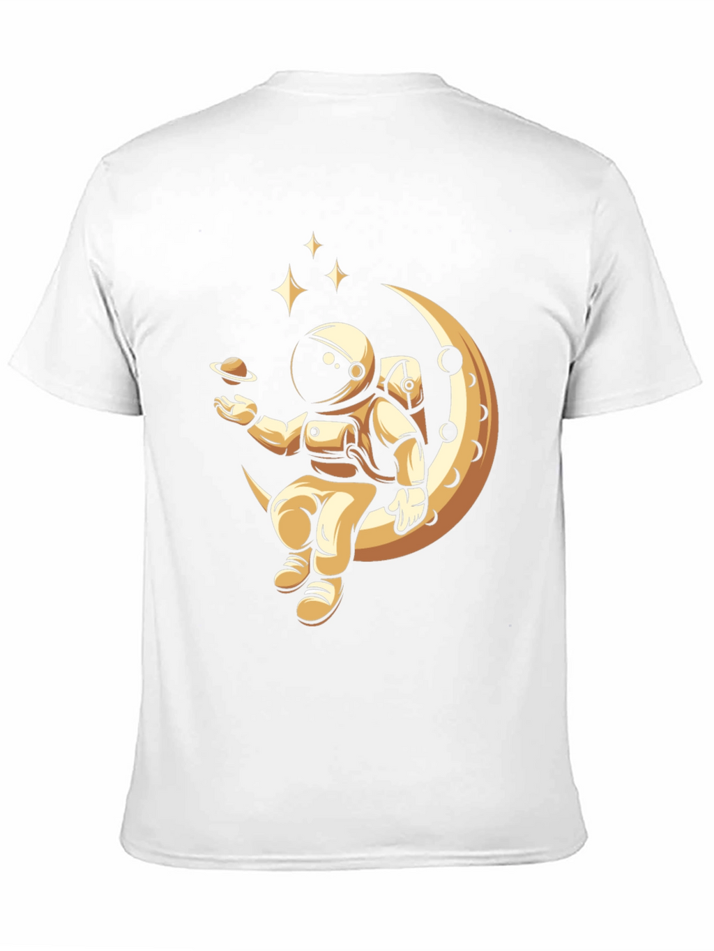 Astronaut Moon T-Shirt - Space Design