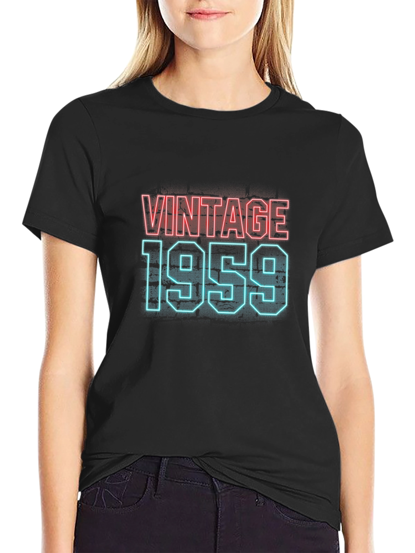 Vintage 1959 Neon Graphic T-Shirt