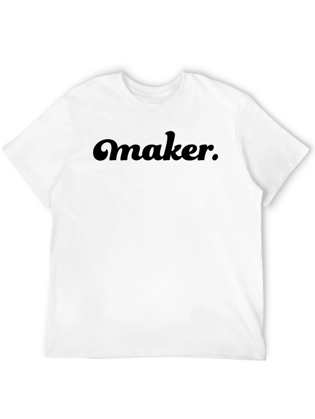 Maker T-Shirt - Retro Style - Black