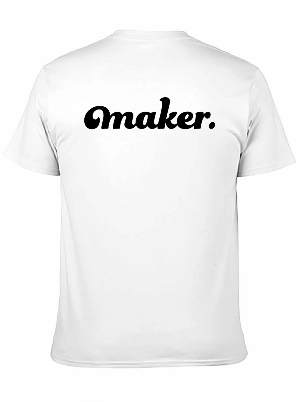 Maker T-Shirt - Retro Style - Black