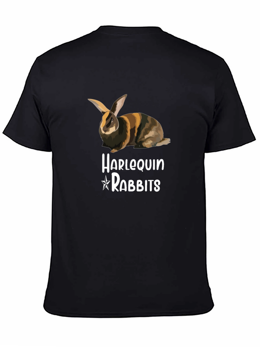 Harlequin Rabbits Graphic T-Shirt