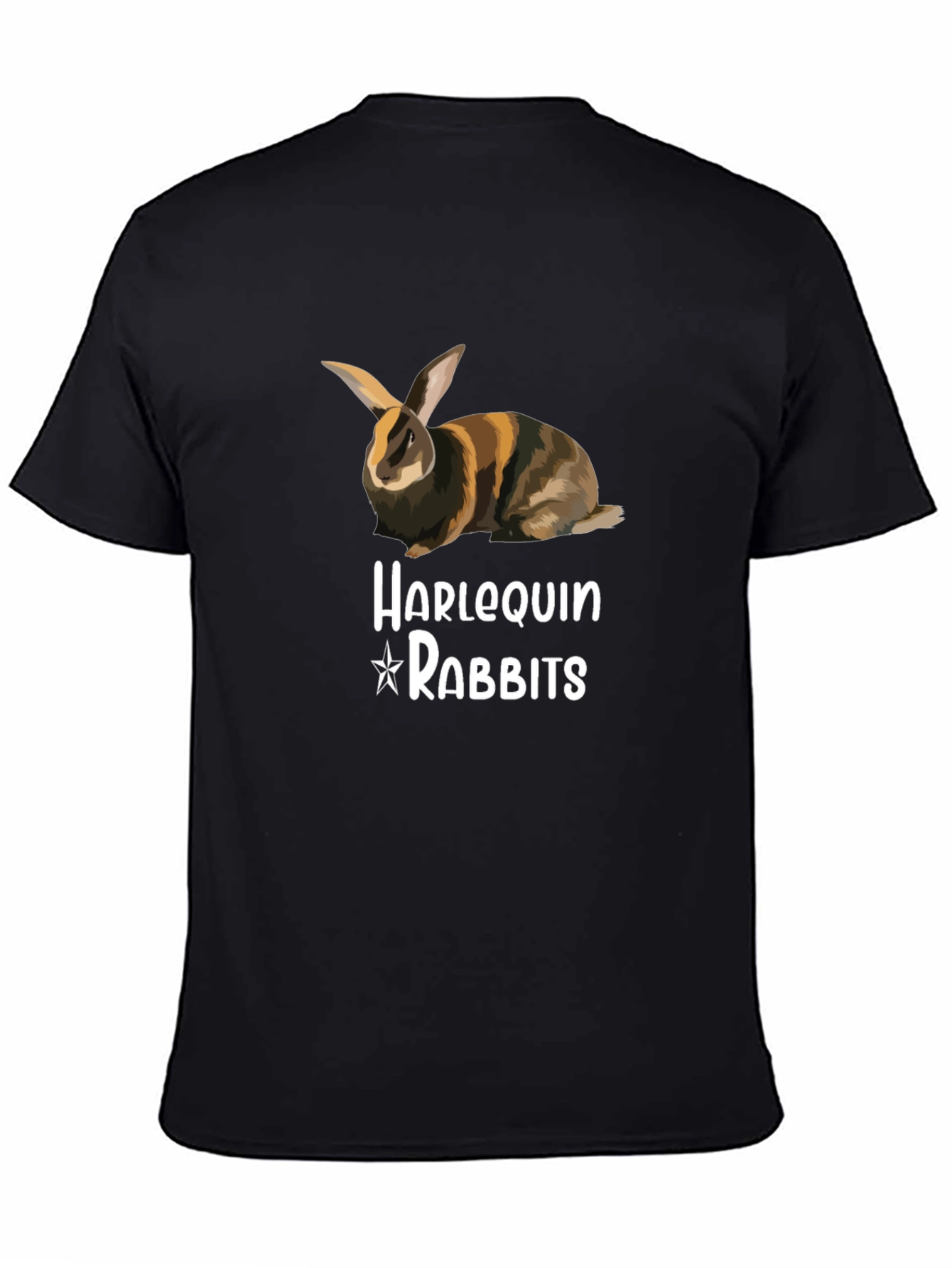 Harlequin Rabbits Graphic T-Shirt