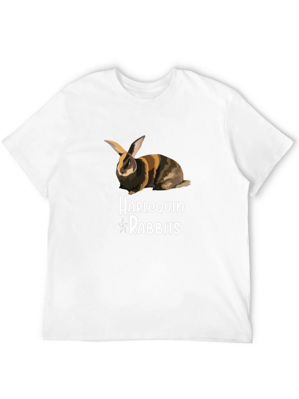 Harlequin Rabbits Graphic T-Shirt