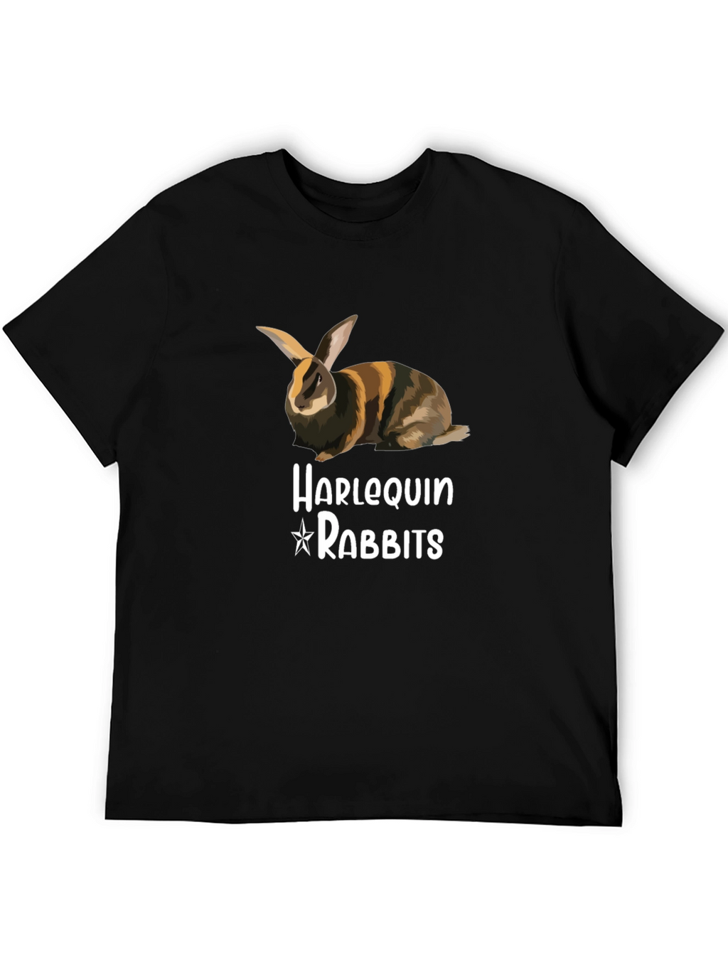 Harlequin Rabbits Graphic T-Shirt