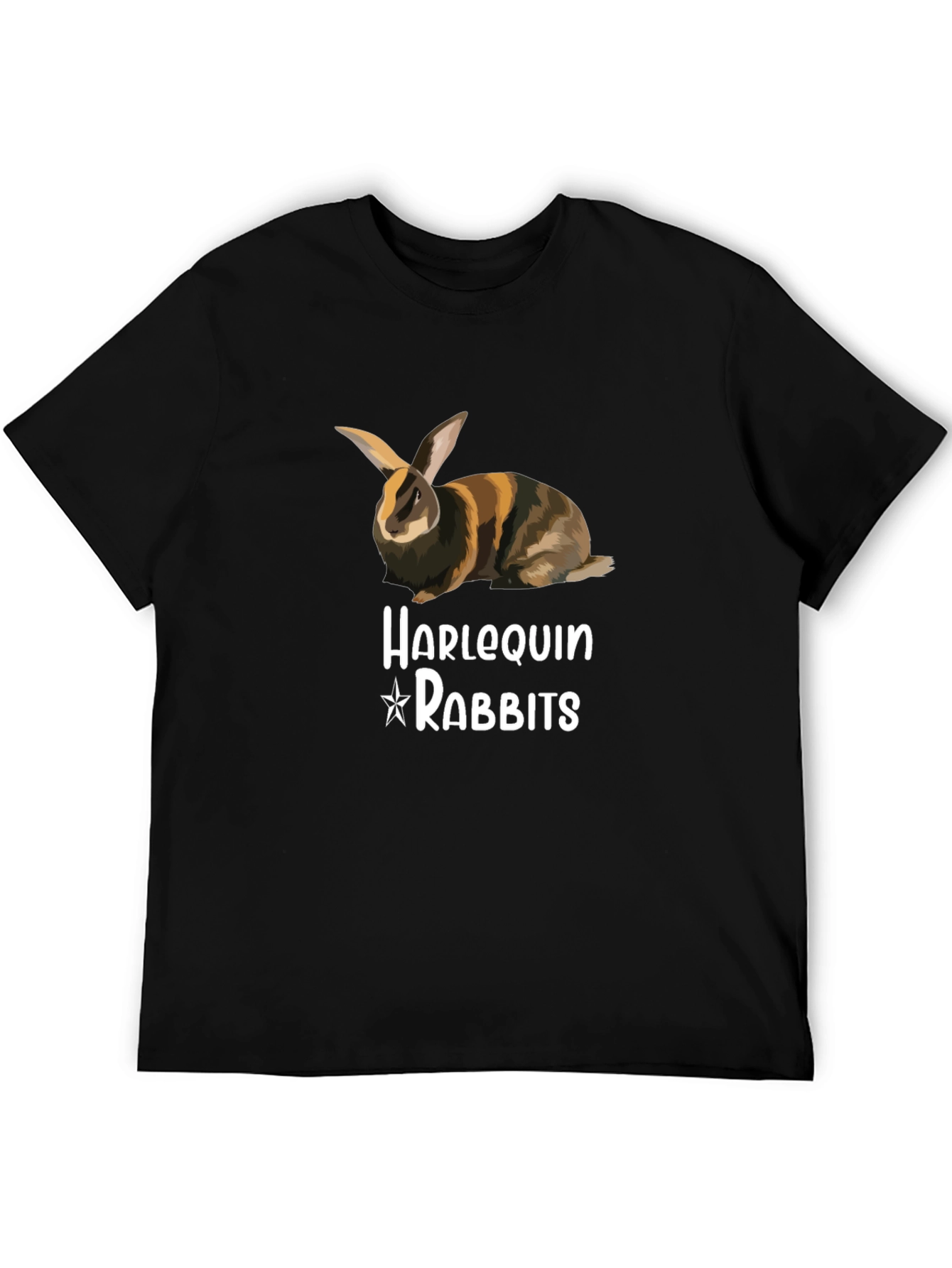 Harlequin Rabbits Graphic T-Shirt