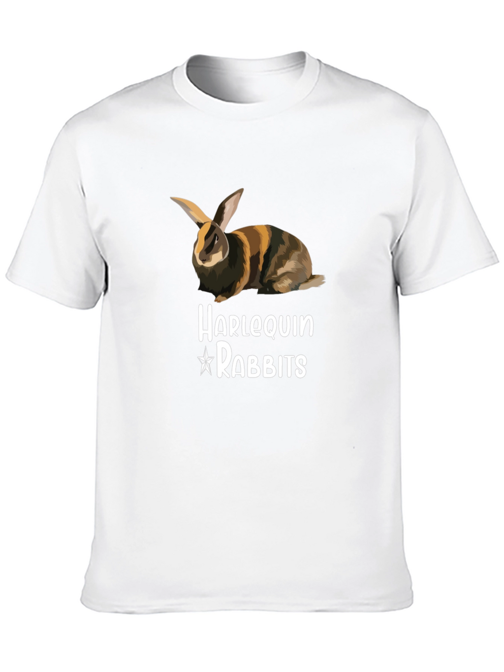 Harlequin Rabbits Graphic T-Shirt