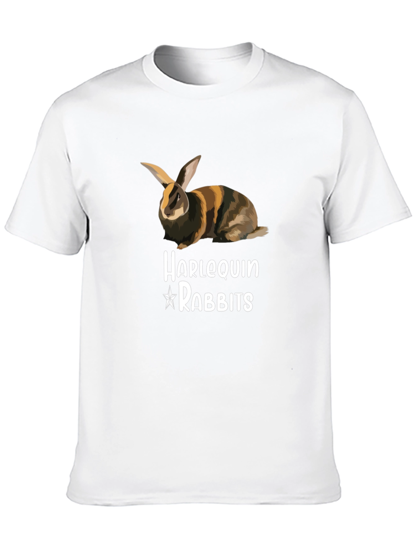 Harlequin Rabbits Graphic T-Shirt