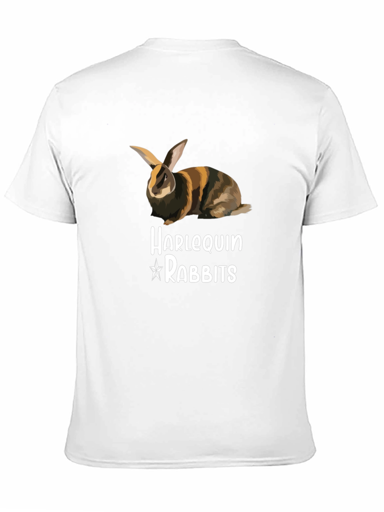 Harlequin Rabbits Graphic T-Shirt