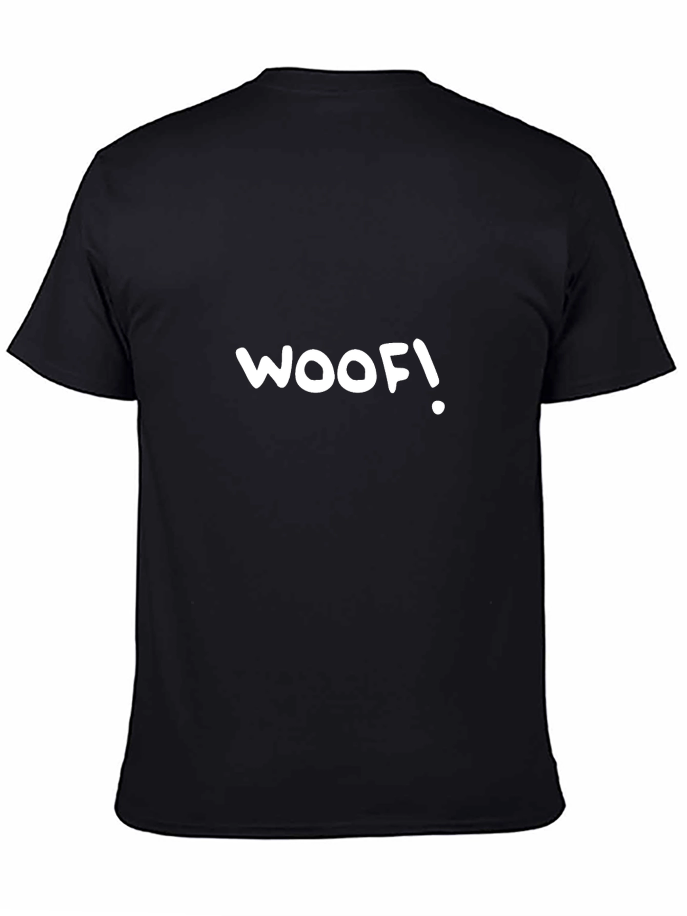 Woof! Graphic Tee - Classic Black T-Shirt