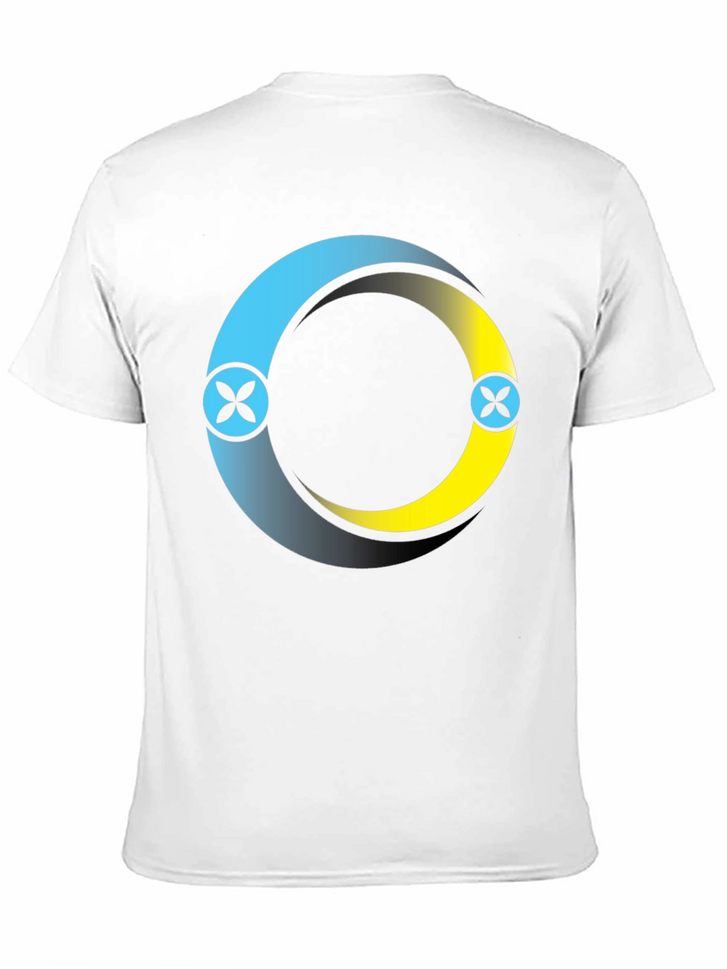 Circle Logo Black T-Shirt: Modern Casual Style