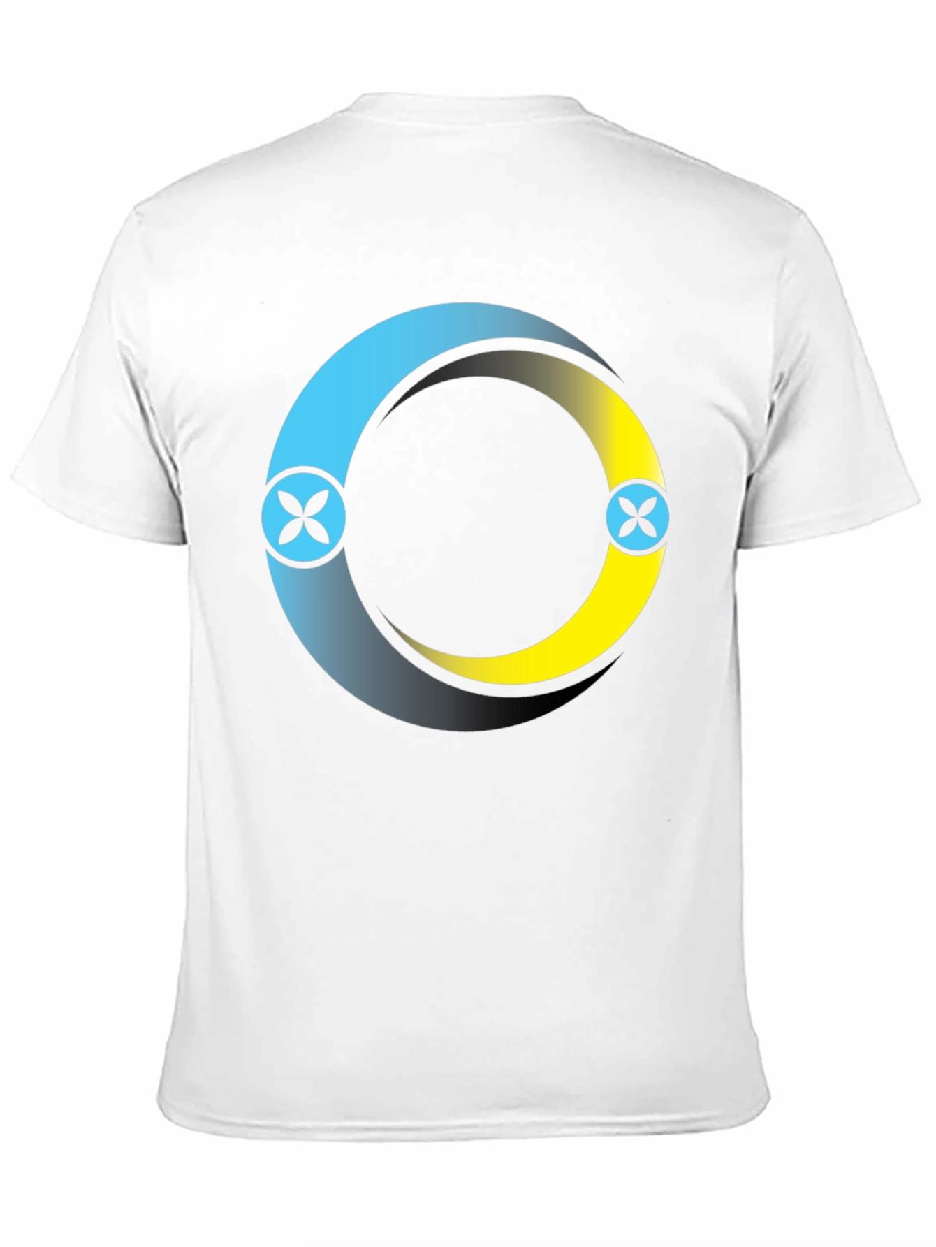 Circle Logo Black T-Shirt: Modern Casual Style